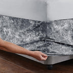 Crushed Velvet King Divan Base Wrap Silver BD/46254/W/BWRAPK/SI