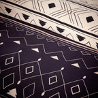 Super Soft Flannel Duvet Cover Set Quilt Bedding Covers with Pillowcases Luxurious Colourful Checked Printed Design Reversible Pattern for Comfort Sleep, Oslo Black Double