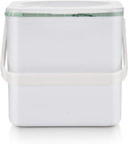 3.5L Caddy, Kitchen Food Waste Caddy, Recycle Bins for Kitchen, Multipurpose Storage Caddy, Removable Bag Retention Ring & Sturdy Handle, Choice of Colours, Made in the UK
