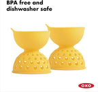 Good Grips 2-Piece Silicone Egg Poacher Set