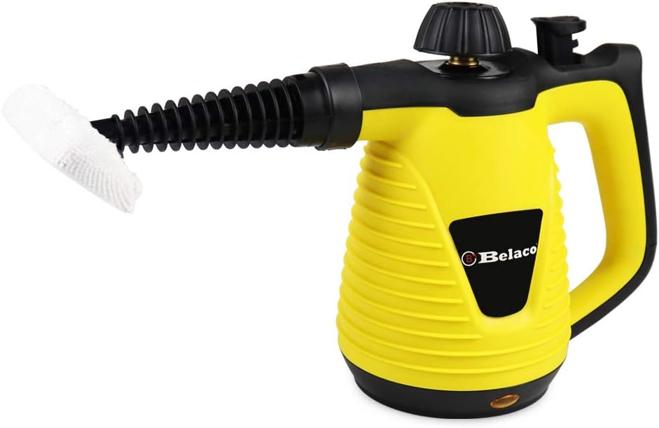 Handheld Steam Cleaner 1050W, Pressurised Multi-Purpose Steam Cleaner with 9 Accessories, Upholstery & Multi-Surface Steamer for Home, Sofa, Bathroom & Car – BS-C388
