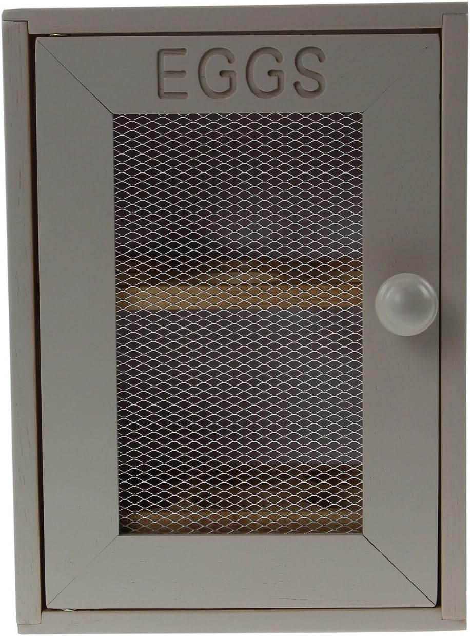 APOLLO THE HOUSEWARES BRAND 4936 Egg cabinet GREY, Wood, 12 x 18 x 25 cm