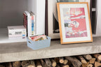 My Style Small Rectangular Storage Basket 4L - Blue (Pack of 4)