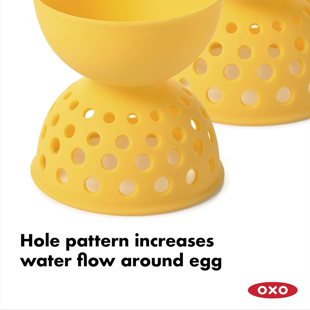 Good Grips 2-Piece Silicone Egg Poacher Set