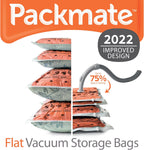 Packmate - 4 Medium 60 x 45cm Flat Vacuum Storage Bags Ð Ideal for Storing Baby Clothes, Pillows, Blankets, Towels and Much More