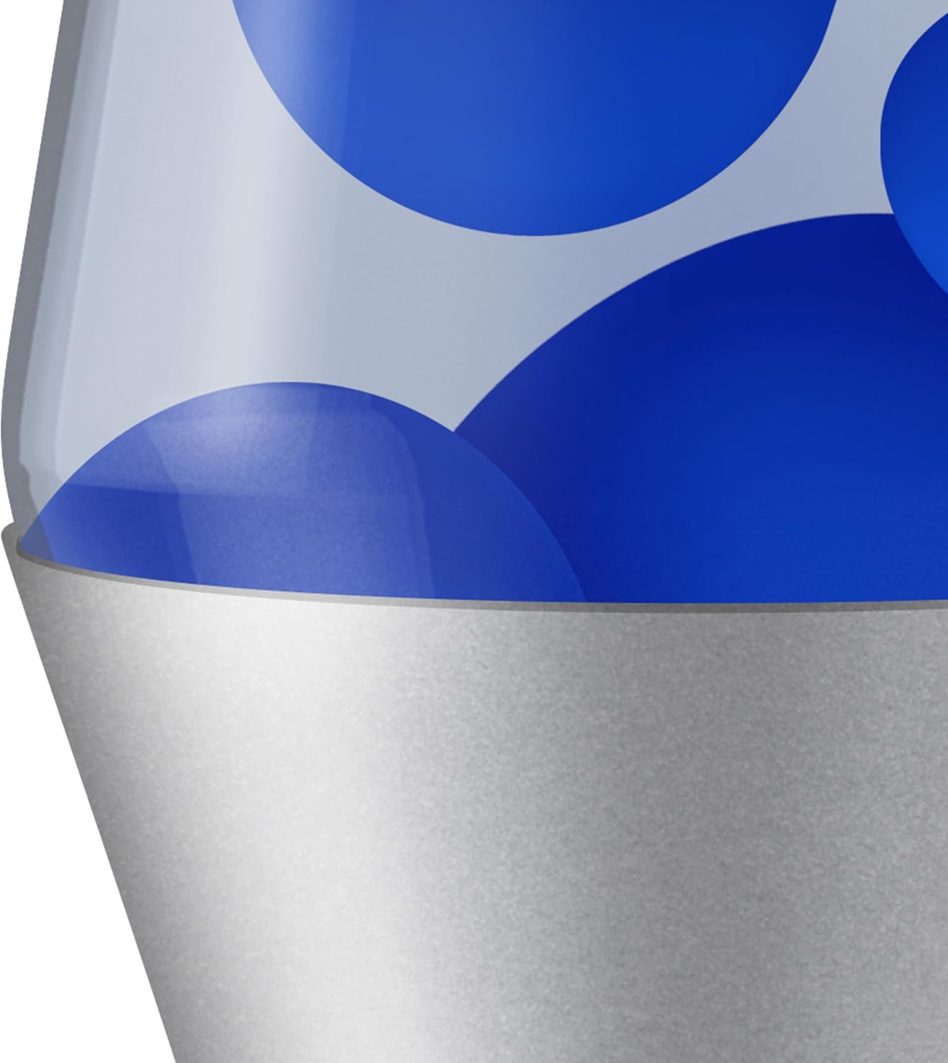 Lamp - 14.5"- The Original Motion Lamp - Blue and Clear Liquid with Silver Base - Item #2113