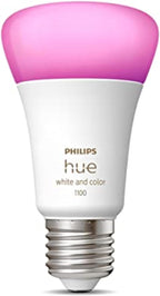 New White and Colour Ambiance Smart Light Bulb 75W - 1100 Lumen [E27 Edison Screw] with Bluetooth. Works with Alexa, Google Assistant and Apple Homekit.