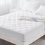 Imperial Rooms King Size Mattress Protector 30cm Deep Fitted Stretch Skirt Mattress Cover– Adjustable Mattress Pad Shrink Resistant Anti-Allergy Quilted Bed Cover (150 x 200 cm)