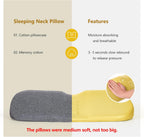 Cervical Neck Pillows for Pain Relief Sleeping, High-Density Memory Foam Neck Bolster Pillow for Stiff Pain Relief, Neck Support Pillow Neck Roll Pillow for Bed Pillow (Dark Gray)