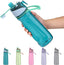 950ml Spray Water Bottles for Kids Water Bottle with Spray Mist Leakproof Misting Drinking Bottle for Cycling Hiking Climbing Outdoor Sport Hydration Cooling(Blue)