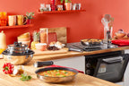 Ingenio Emotion 10 Piece Set, Pots & Pans Set, Stainless Steel, Stackable, Induction, Easy Cleaning, Non-Stick Coating, Heat Indicator, L897SA74