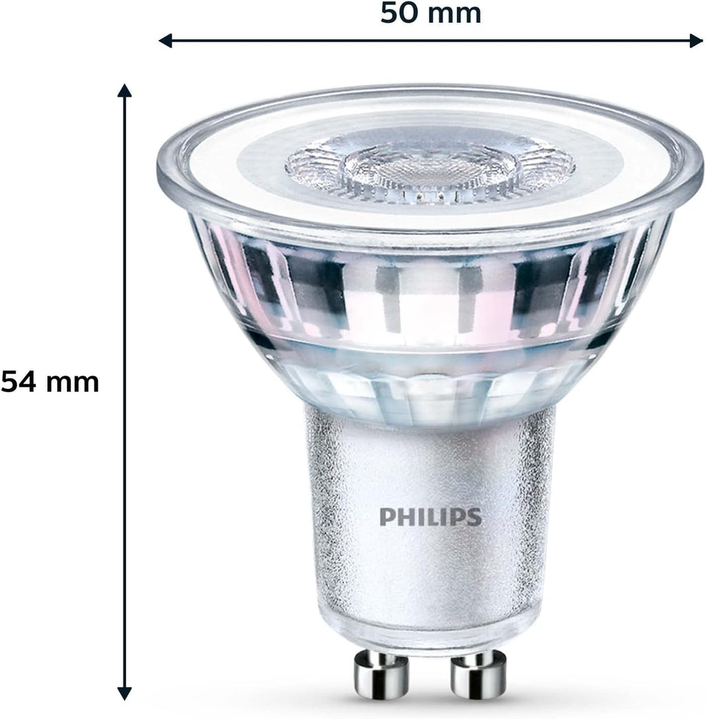 LED Classic Spot Light Bulb 3 Pack [Cool White 4000K - GU10] 35W, Non Dimmable. for Home Indoor Lighting