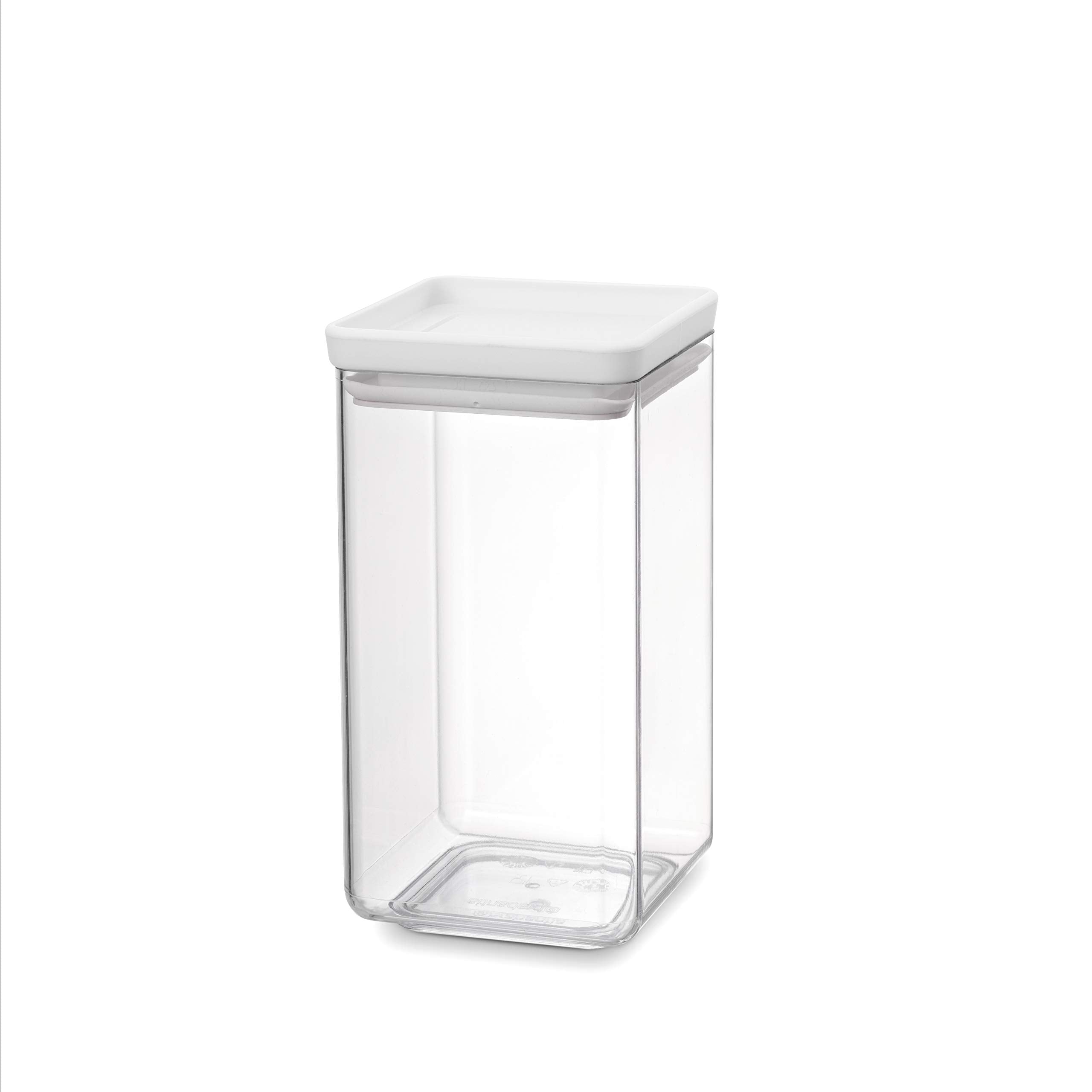 122484 Tasty+ Square Canister, Light Grey, 1.6 L