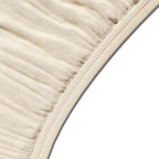 Bedding Soft Microfibre Super King Fitted Sheet with 12 inch (30 cm) Deep Pocket, 180 x 200 cm, Beige