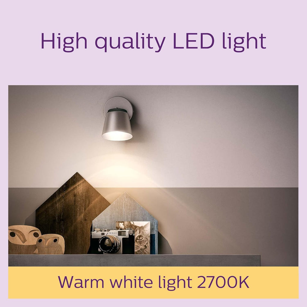 LED Classic Spot Light Bulb 6 Pack [Warm White 2700K - GU10] 35W, Non Dimmable. for Home Indoor Lighting.