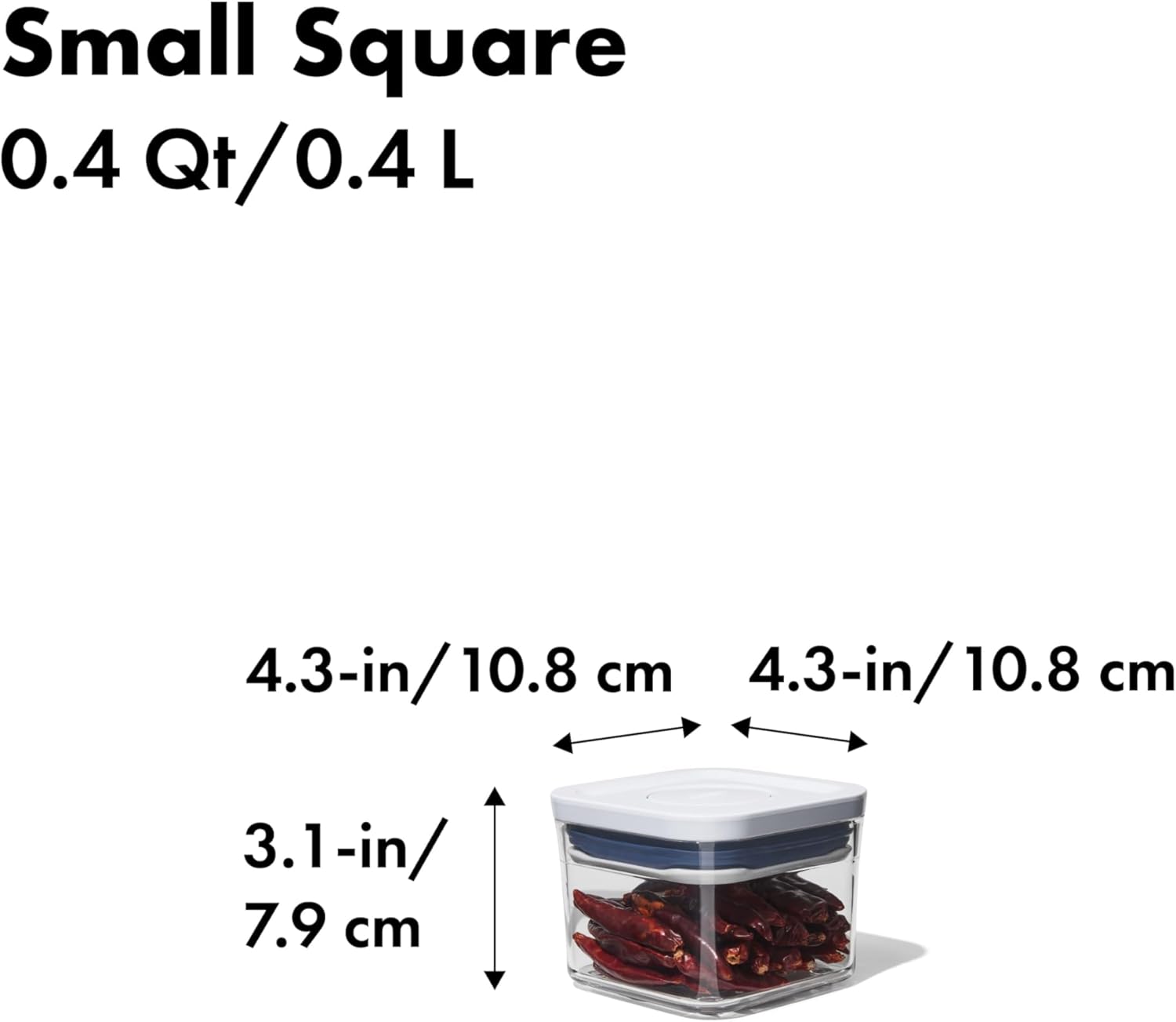 Good Grips POP Container - Small Square Mini 378 mL Secondary image