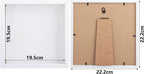 3D Shadow Box Frame, White 8x8 inch Picture Frame 1.2 Inch Deep Box Frames Wooden Display Box for Crafts, Photos, Artworks, Bouquet, Memory Tickets
