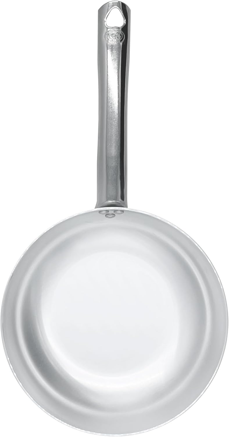 Pentole Agnelli ALMA111B24 High Skipping Saucepan, Tubular Handle, Professional Aluminum, 24 cm