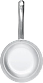 Pentole Agnelli ALMA111B24 High Skipping Saucepan, Tubular Handle, Professional Aluminum, 24 cm