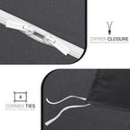 Single Duvet Cover Set Pack Of 4 - Pre-Washed Microfibre Bedding Set for Added Softness & Comfort - Lightweight Premium Quilt Cover Set for All Seasons With Zipper Closure