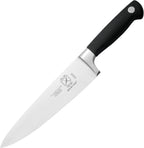 Genesis 8-Inch Forged Chef's Knife, Wood, Black
