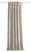 HOMEbasics | Acoustic curtain uni | ACUSTICO | Noise, heat, cold and draft protection + darkening | natural | 245 x 135 cm