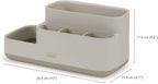 EasyStore - Bathroom Storage Caddy Organiser for bathroom accessories - Matt Finish, Ecru, Écru