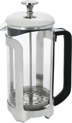 Roma Stainless Steel French Press Coffee Maker, Silver