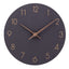 Wooden 25cm Silent Wall Clocks for Home Decor Living Room Kitchen Large Number Modern Clock