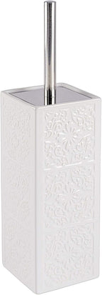 22651100 Toilet brush Cordoba White - toilet brush holder, closed form, Ceramic, 9.5 x 35 x 9.5 cm, White