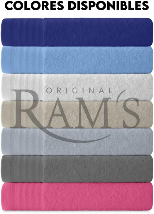 Degrees home - Set of 2 Bath or Shower Towels – Set of 2 – 100% Cotton – 480 g/m2 – 130 x 65 cm
