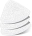 Washable Steam Mop Head Replacement Compatible with Vileda Steam Mop Plus, Triangular White Refills for Vileda Steam Mop Replacement Pads, for Vileda Mop Head Replacement (3-Pack)