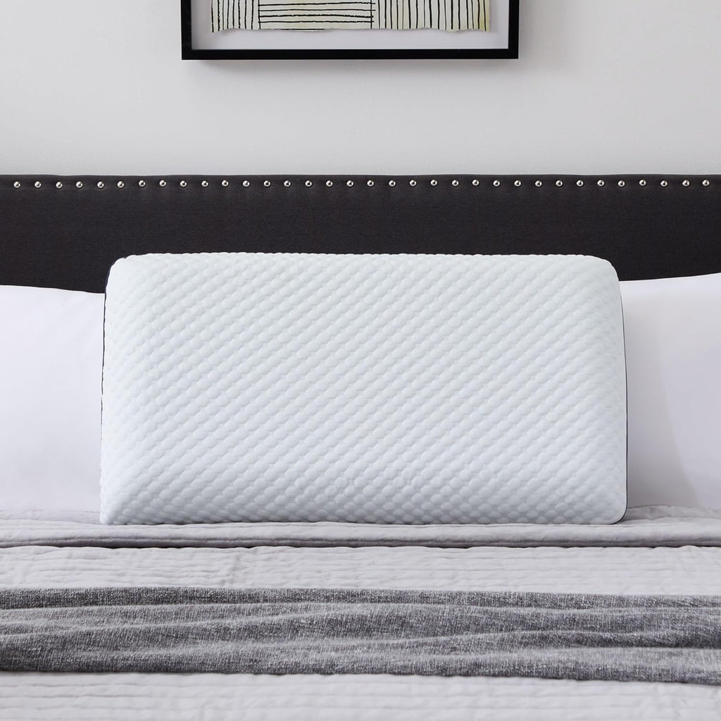 WEEKENDER Gel Memory Foam Pillow – 1 Pack Standard Size – Ventilated - Washable Cover,White (Package may vary)