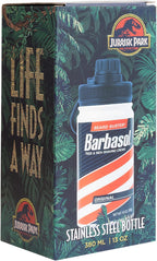 Metal Water Bottle 380ml / 13oz - Jurassic Park Merchandise | Hot and Cold Water Bottle Stainless Steel, Cute Travel Bottles Gym | Jurassic World Rebirth Gifts Under 20 Pounds