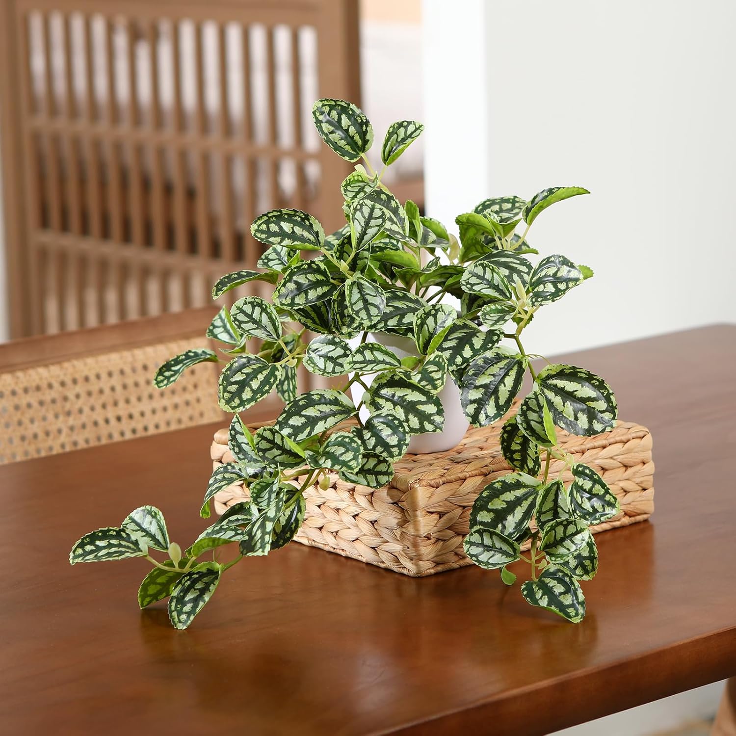 Artificial Plant Decorative Modern Living Room Balcony Bedroom Bathroom Room Table Decoration (Pack of 1)