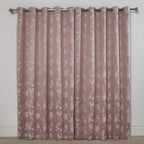 Emma Barclay Butterfly Meadow - Lined Eyelet Jacquard Curtains in Blush Pink - Width 66 x Drop 90" (168 x 228cm)
