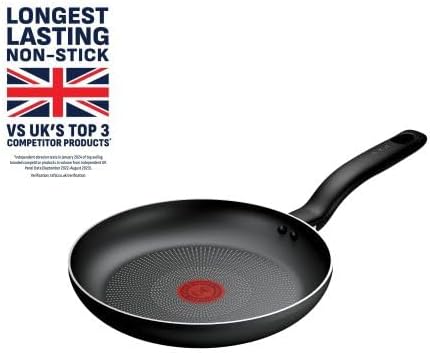 Titanium Essential Frying Pan 24 cm, Non-Stick Coating, All Hobs Compatible Except Induction, Metal Safe, Flawless Glide, Everyday Use, B9410444