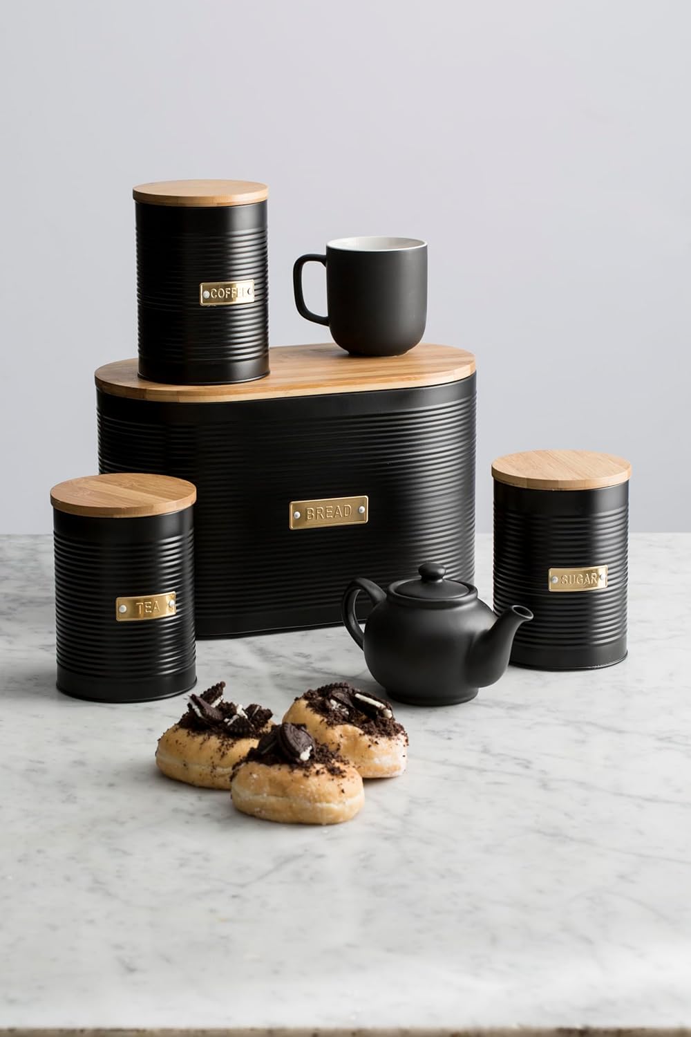 Otto Black Bread Bin