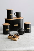 Otto Black Bread Bin
