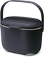 515630 2.5 Litre Kitchen Compost Caddy, Black/Grey, 2.5L