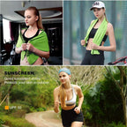 Cooling Towels | 4 Pack 100x30 cm | Cool Cold for Neck and Face | Microfiber Soft Breathable Chilly | for Sport, Yoga, Golf, Gym, Camping, Running, Workout & More Activities