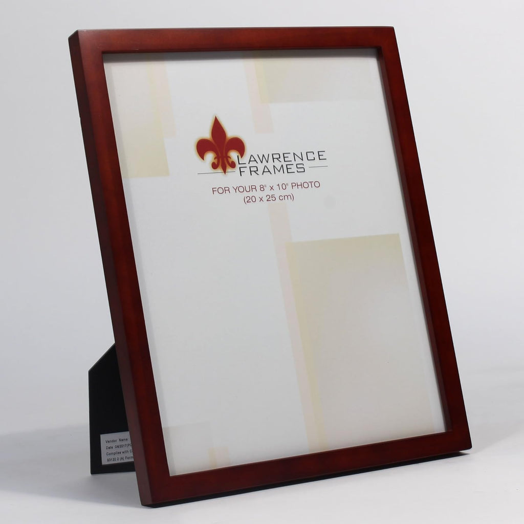 Lawrence Frames Walnut Wood Picture Frame, Gallery Collection,8 by 10-Inch