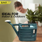 Watering Can Outdoor 6.5 L - Perfect Gardening Tool for Watering Plants - Light Weight Watering Cans - Green - Zuvo