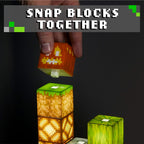 Minecraft Block Building Light - Officially Licensed Merchandise, Building Blocks Night Light, Gifts for Boys, Gaming Bedroom Accessories and Décor | Paladone