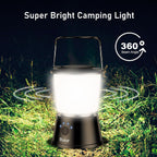 Camping Lantern Rechargeable, Blukar Camping Lights Lamp for Tent, Long Battery Life 5 Light Modes Super Bright LED Outdoor Hanging Tent Light for Camping, Emergency, Fishing, Hiking etc.