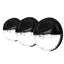 Solar Wall/Fence LED Lights, White,PERTHFENBLK3PK6