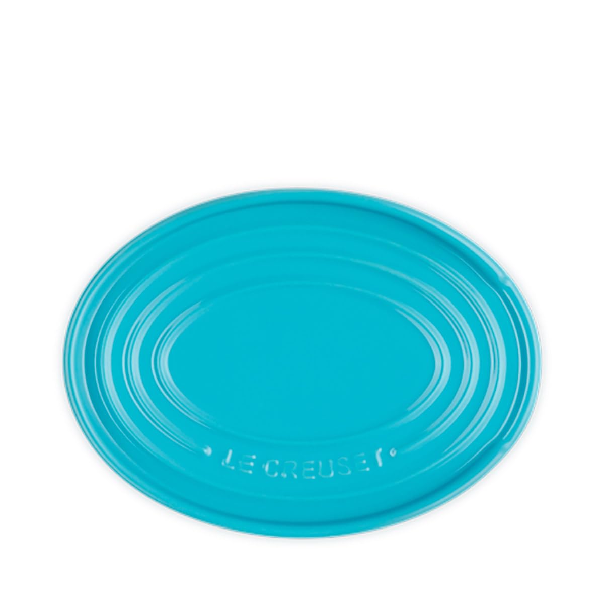 Stoneware Oval Spoon Rest Caribbean, Teal, 71507151700099 Main image