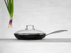 Toughened Non-Stick 20x4cm Frying Pan, Aluminium, 51112200010002, Black