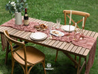 Cheesecloth Table Runner Pink 120 Inches Gauze Boho Rustic Peach Coral Cheese Cloth Table Runner for Wedding Bridal Shower Fall Thanskgiving Decoration