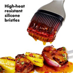 OXO Good Grips Grilling Basting Brush, Silicone, Black